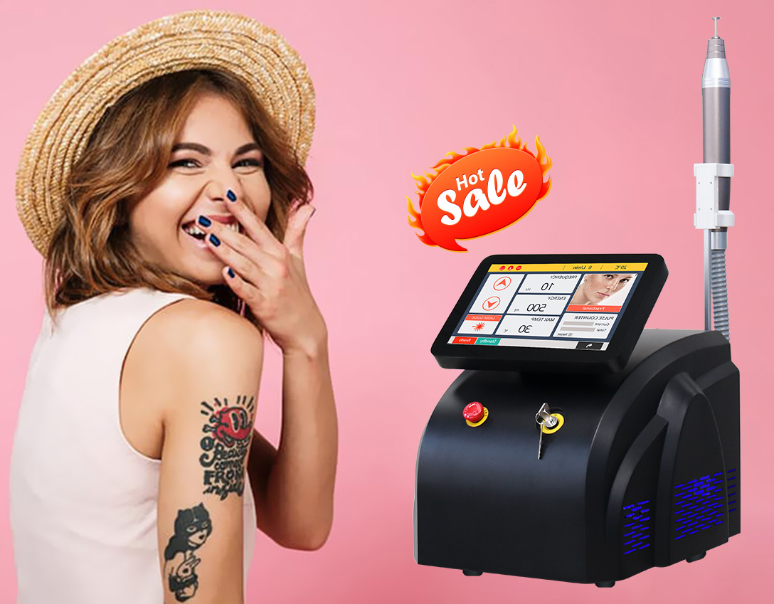 Máquina de eliminación de tatuajes láser de picosegundos aprobados por la FDA