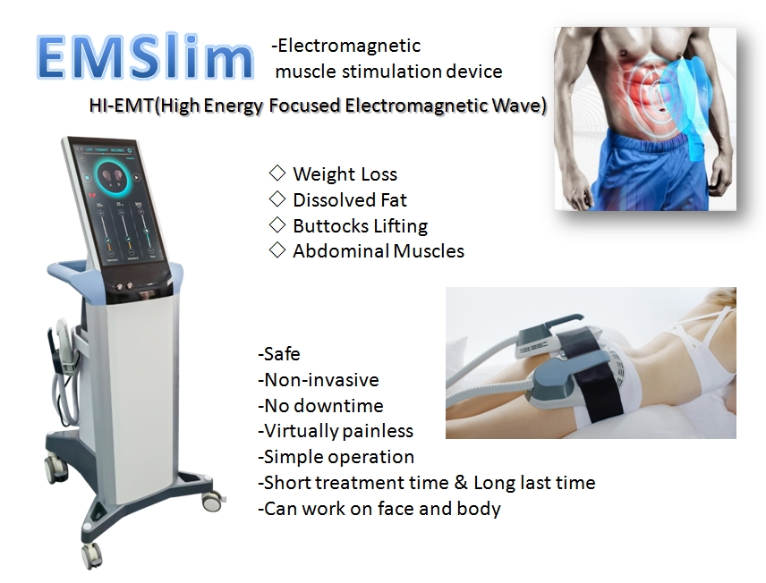 EMS buen efecto para esculpir el cuerpo y desarrollar músculos