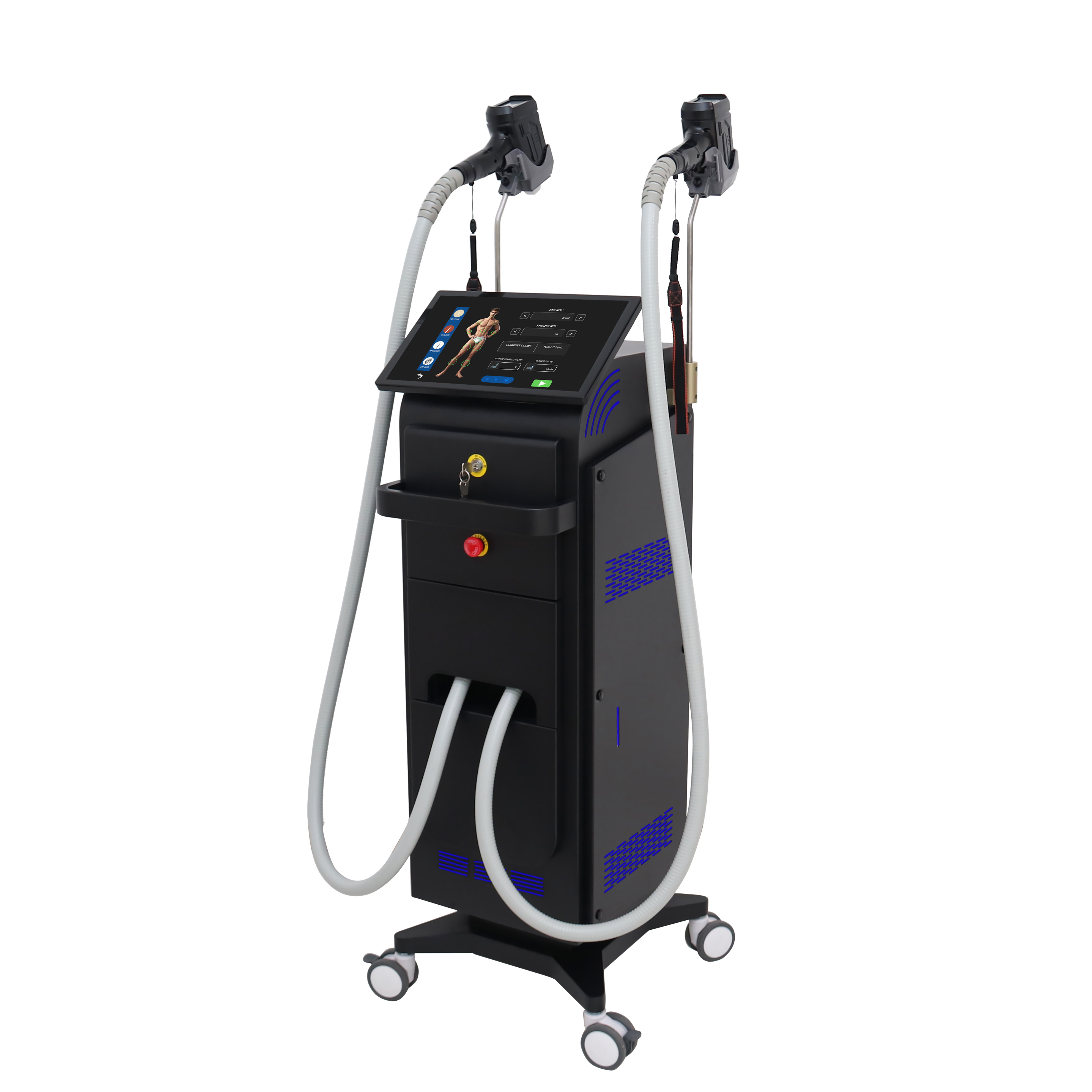 Máquina triple dual del retiro del pelo del laser del diodo de la longitud de onda de Handpieces
