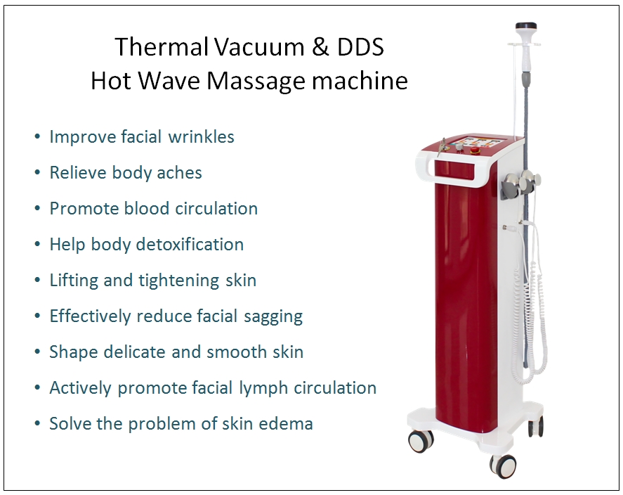 Beauty SPA favorito DDS máquina de masaje de onda caliente de microcorriente 