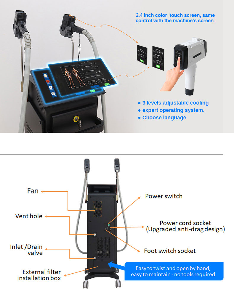 piezas de mano duales