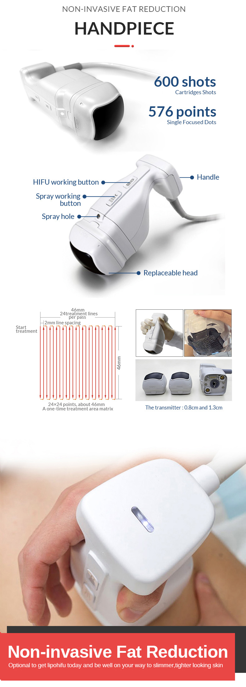 M&aacute;quina de adelgazamiento corporal Hifu Liposonix