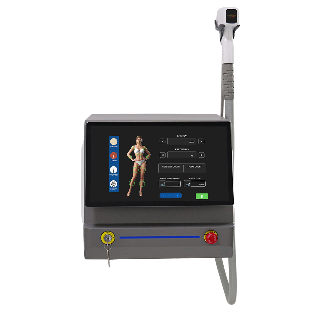 Máquina profesional de depilación láser de diodo de 808nm para salón