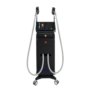 Máquina profesional de depilación láser con dos piezas de mano