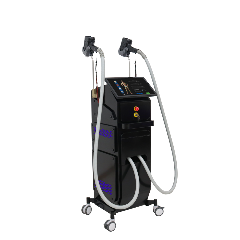 Dispositivo de depilación láser con piezas de mano duales de nuevo diseño