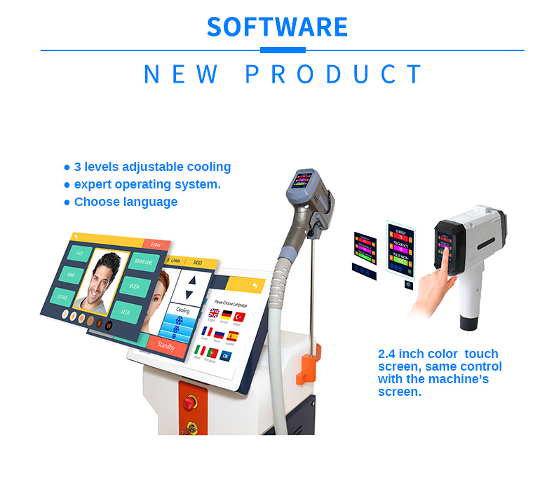 m&aacute;quina de depilaci&oacute;n l&aacute;ser 