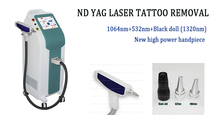 Gran oferta, máquina de belleza, eliminación de tatuajes con láser de picosegundos nd yag, blanqueamiento de la piel 