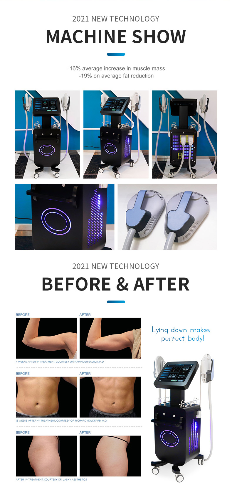 m&aacute;quina de adelgazamiento emsculpt