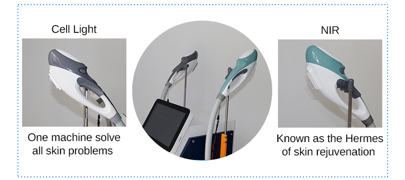Dos piezas de mano Cell Light + Nir